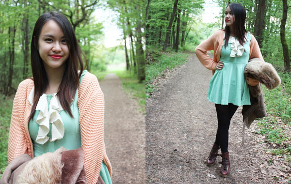 IMG 9067 Girly Dress & Coarse Knit
